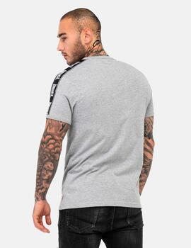 Camiseta LONSDALE STOUR - Marl Grey/Black/White