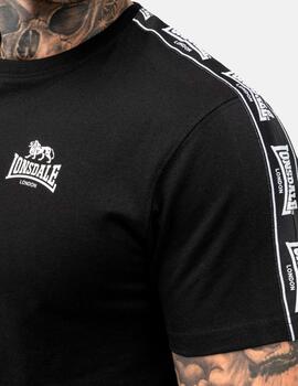 Camiseta LONSDALE BRINDISTER - Black/White