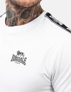 Camiseta LONSDALE BRINDISTER - White/Black