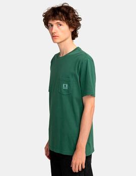 Camiseta ELEMENT BASIC POCKET PIGMENT - Trekking Green