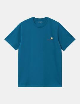 Camiseta CARHARTT AMERICAN SCRIPT - Sodalite