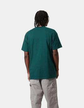 Camiseta CARHARTT AMERICAN SCRIPT - Malachite