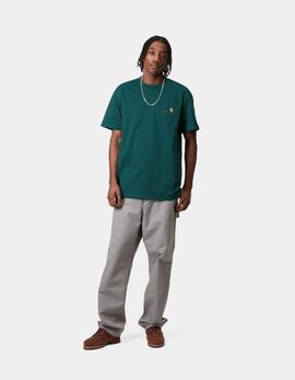 Camiseta CARHARTT AMERICAN SCRIPT - Malachite