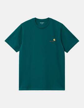 Camiseta CARHARTT AMERICAN SCRIPT - Malachite