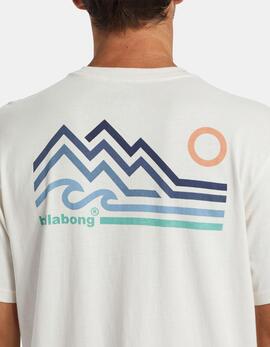 Camiseta BILLABONG  RANGE - Off White