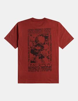 Camiseta RVCA ONE NIGHT ONLY - Red Earth