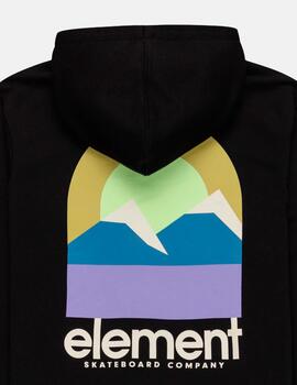 Sudadera Capucha ELEMENT HALO - Flint Black