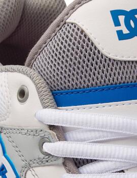 Zapatillas DC ASCEND - White/Grey/Blue