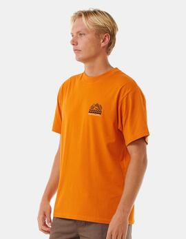 Camiseta RIP CURL VAPORCOOL SEARCH TREK - Orange Amber