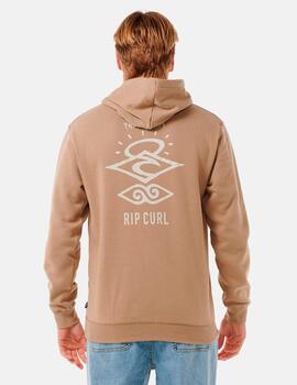 Sudadera Capucha RIP CURL SEARCH ICON - Sand Dune