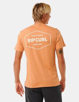 Camiseta RIP CURL STAPLER - Clay