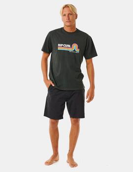 Camiseta RIP CURL SURF REVIVAL MUMMA - Washed Black