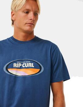 Camiseta RIP CURL SURF REVIVAL MUMMA - Washed Navy