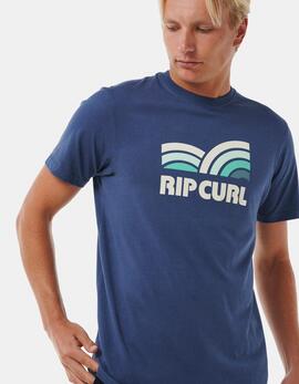 Camiseta RIP CURL SURF REVIVAL CAPTURE - Washed Navy