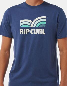 Camiseta RIP CURL SURF REVIVAL CAPTURE - Washed Navy