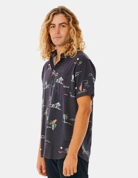 Camisa RIP CURL PARTY PACK - Washed Black