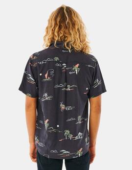 Camisa RIP CURL PARTY PACK - Washed Black