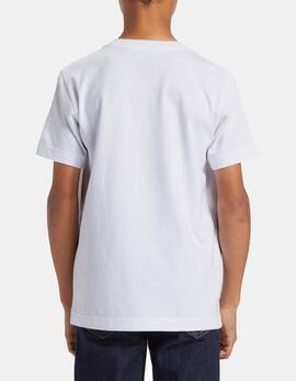 Camiseta JR DCSHOES CHROME - White