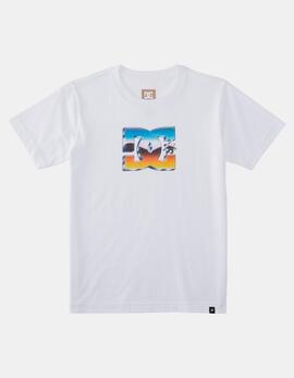 Camiseta JR DCSHOES CHROME - White