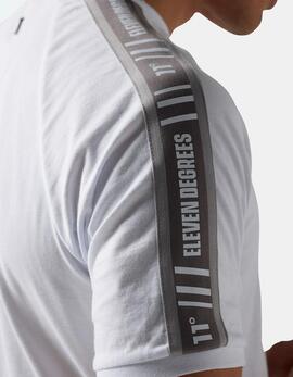 Camiseta ELEVEN DEGREES RETRO TAPED - White