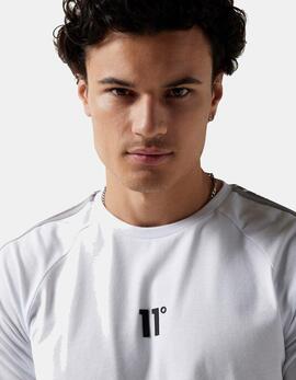 Camiseta ELEVEN DEGREES RETRO TAPED - White