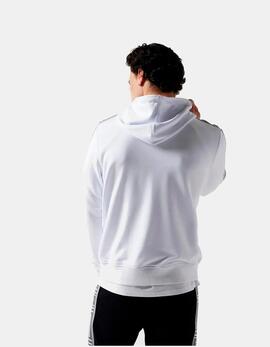 Sudadera Capucha RETRO TAPED - White