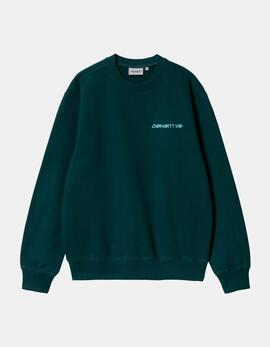 Sudadera Crew GREATEST FLICKS - Deep Lagoon