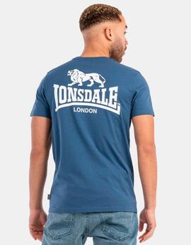 Camiseta LONSDALE WHITENESS - Navy/White