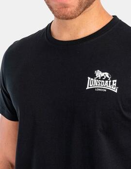 Camiseta LONSDALE WHITENESS - Black/White