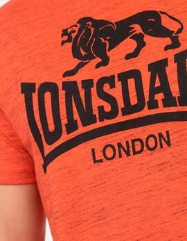 Camiseta LONSDALE GARGRAVE - Marl Orange/Black