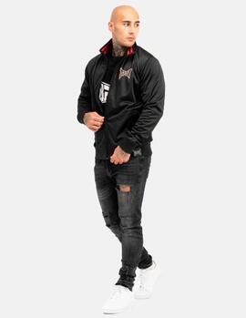 Chaqueta TAPOUT TEMACULA - Black/Red/Ecru