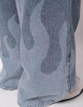 Pantalón KAOTIKO LASER - Denim Flame