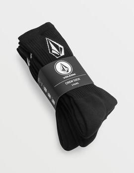 Calcetines VOLCOM FULL STONE (Pack de 3) - Black