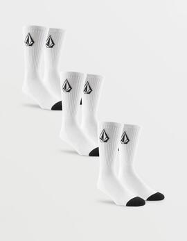 Calcetines VOLCOM FULL STONE (Pack de 3) - White