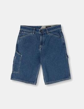 Bermuda LABORED DENIM UTILITY - Indigo Ridge Wash