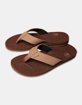 Chanclas VOLCOM VICTOR - Brown Khaki