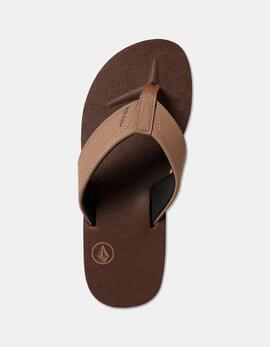 Chanclas VOLCOM VICTOR - Brown Khaki