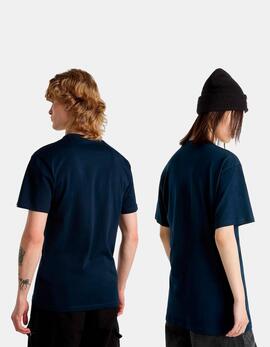 Camiseta VANS LEFT CHEST LOGO - Navy/White