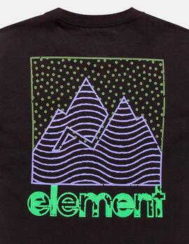 Camiseta ELEMENT JOINT TEXTURE - Flint Black