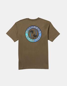 Camiseta BILLABONG TROPICAL PETS P - Brown