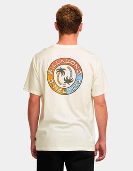 Camiseta BILLABONG TROPICAL PETS P - Off White