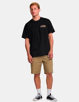 Camiseta BILLABONG THROWBACK REGUL - Black