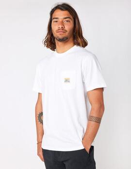 Camiseta RIP CURL SURF PARADISE BADGE - White