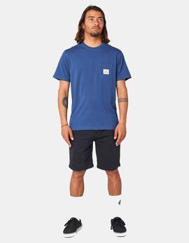 Camiseta RIP CURL SURF PARADISE BADGE - Washed Navy