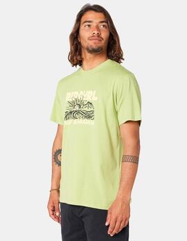 Camiseta RIP CURL PARADISE LAND - Light Khaki