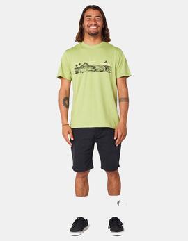 Camiseta RIP CURL PARADISE LAND - Light Khaki