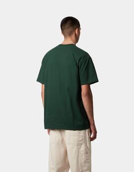 Camiseta CARHARTT AMERICAN SCRIPT - Conifer