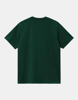 Camiseta CARHARTT AMERICAN SCRIPT - Conifer