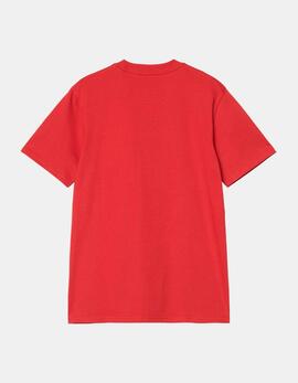 Camiseta CARHARTT SCRIPT - Cherry / Space