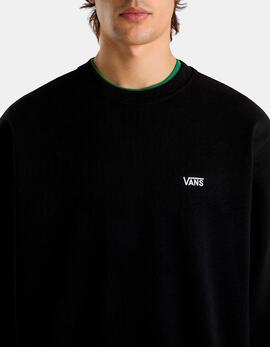 Sudadera Crew LEFT CHEST II LOOSE - Black